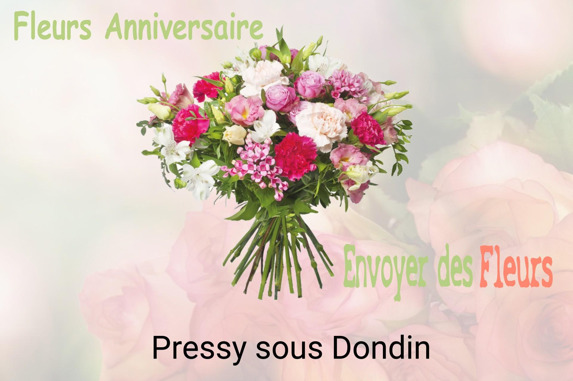 Bouquet de fleurs d’anniversaire livré à Pressy-sous-Dondin