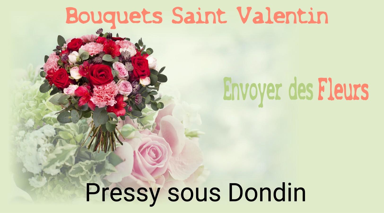 Roses de Saint-Valentin livrées à Pressy-sous-Dondin